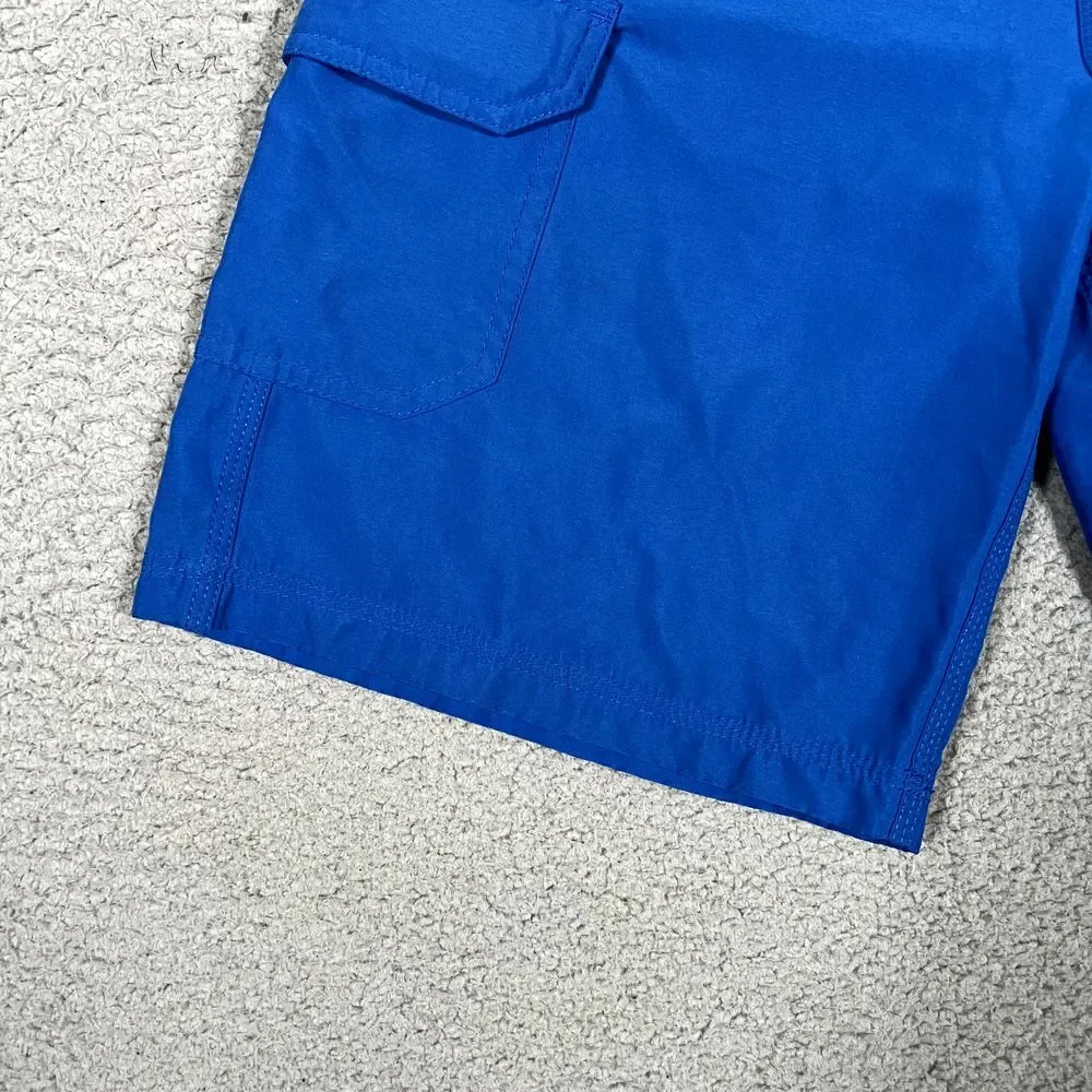 Nike 6.0 Shorts Mens 29 Blue Lightweight Swim Beach Surf Boardshorts Pocket Logo